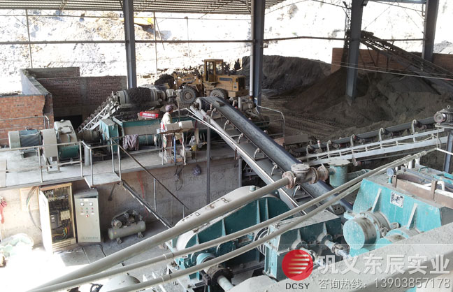 東辰磚機(jī)螺旋廣西磚廠客戶現(xiàn)場
